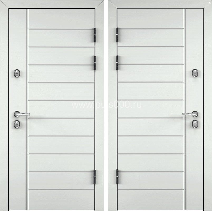 Входная квартирная белая дверь в цвете, цена 13 150  руб.